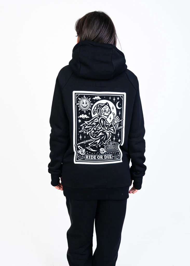 bro! chill n'shred hoodie (Ride Or Die) - Image 9
