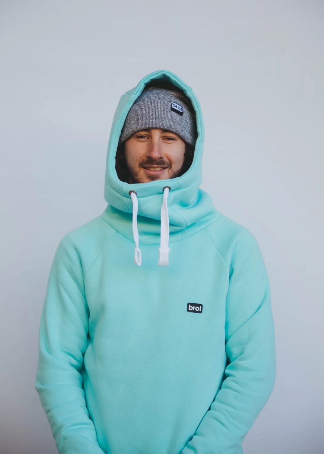 bro! chill n'shred hoodie (seafoam) - Image 4