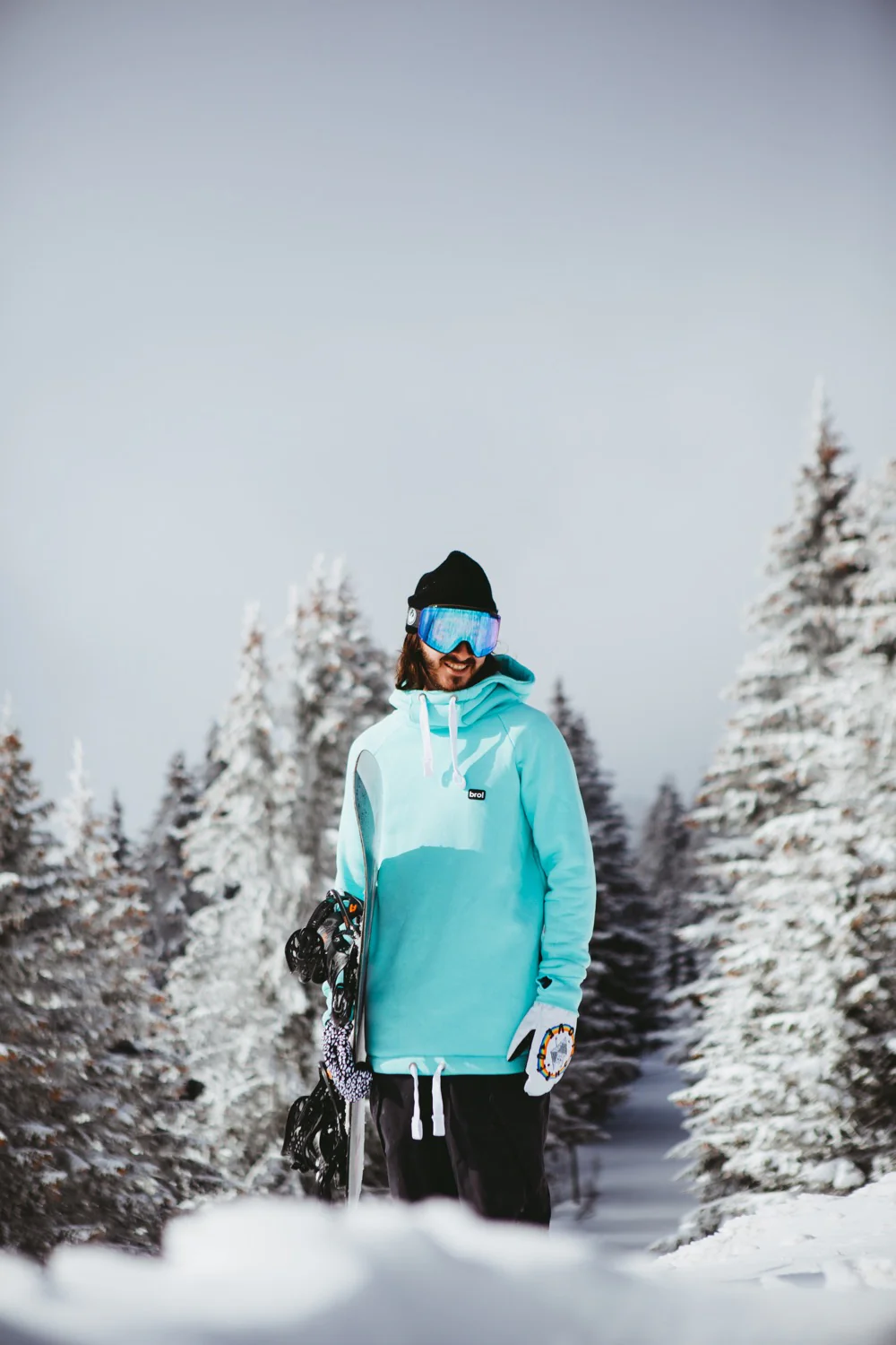 bro! chill n'shred hoodie (seafoam) - Image 6