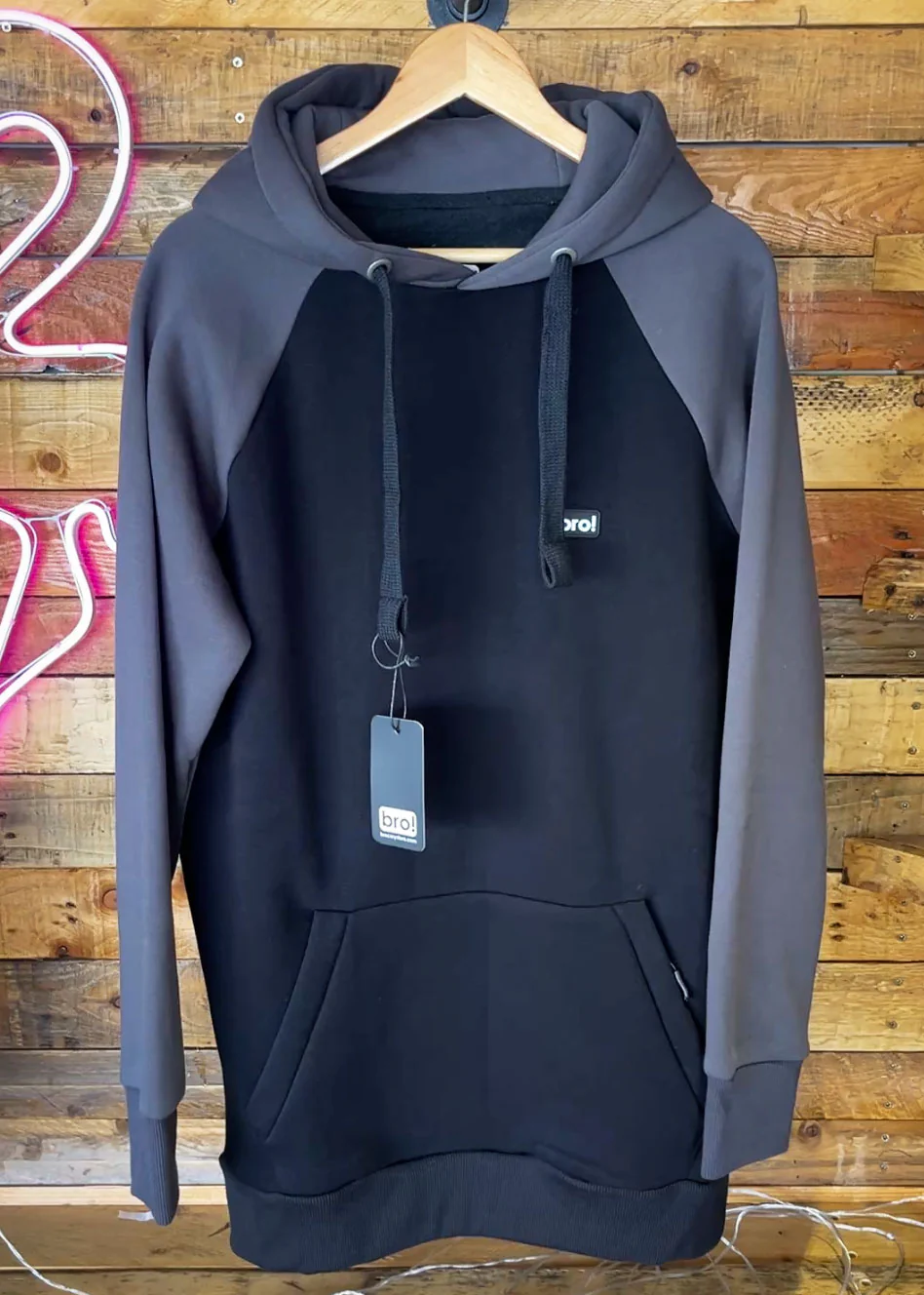 bro! park edition hoodie (charcoal/black) - Image 3