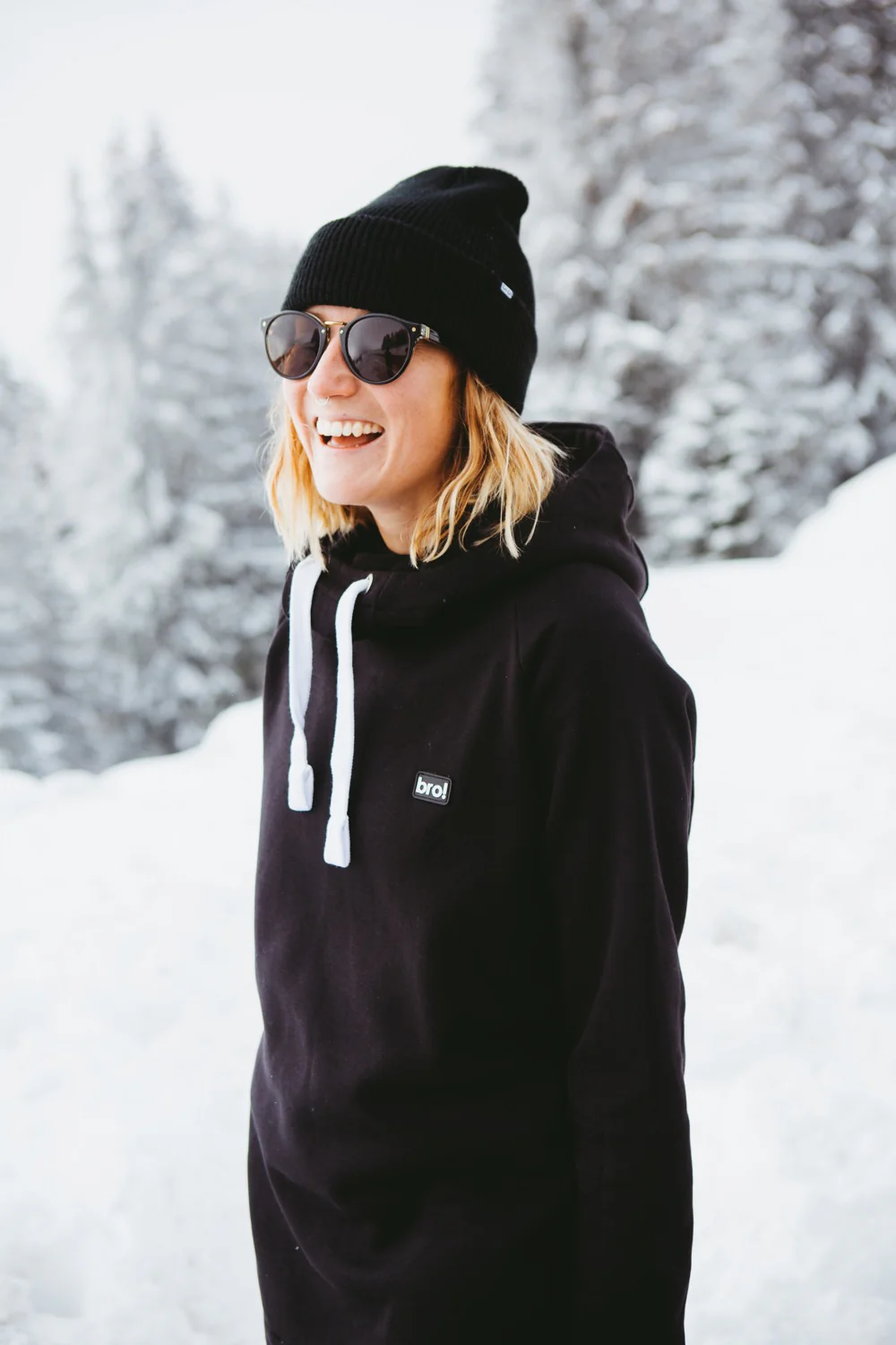 bro! waffle beanie (black) - Image 5