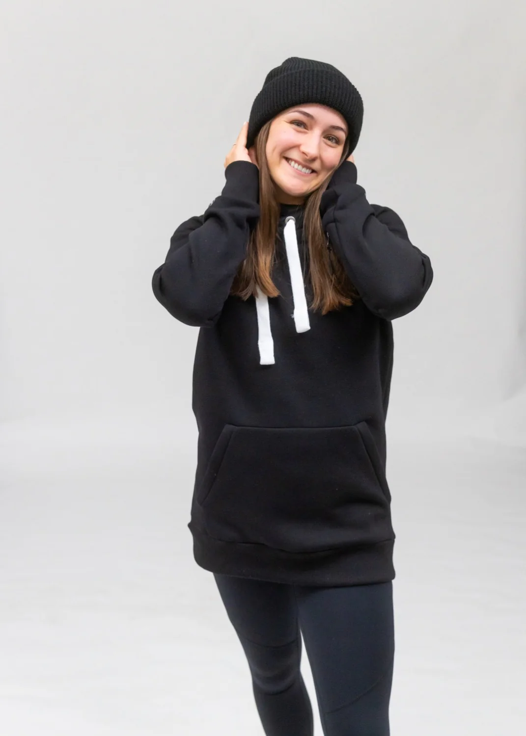 bro! waffle beanie (black) - Image 6