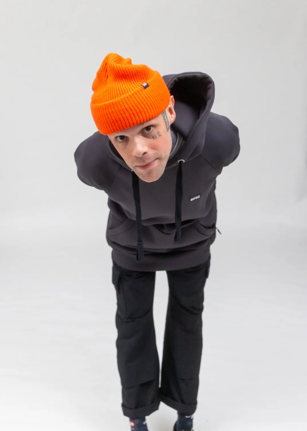 bro! waffle beanie (coral) - Image 3