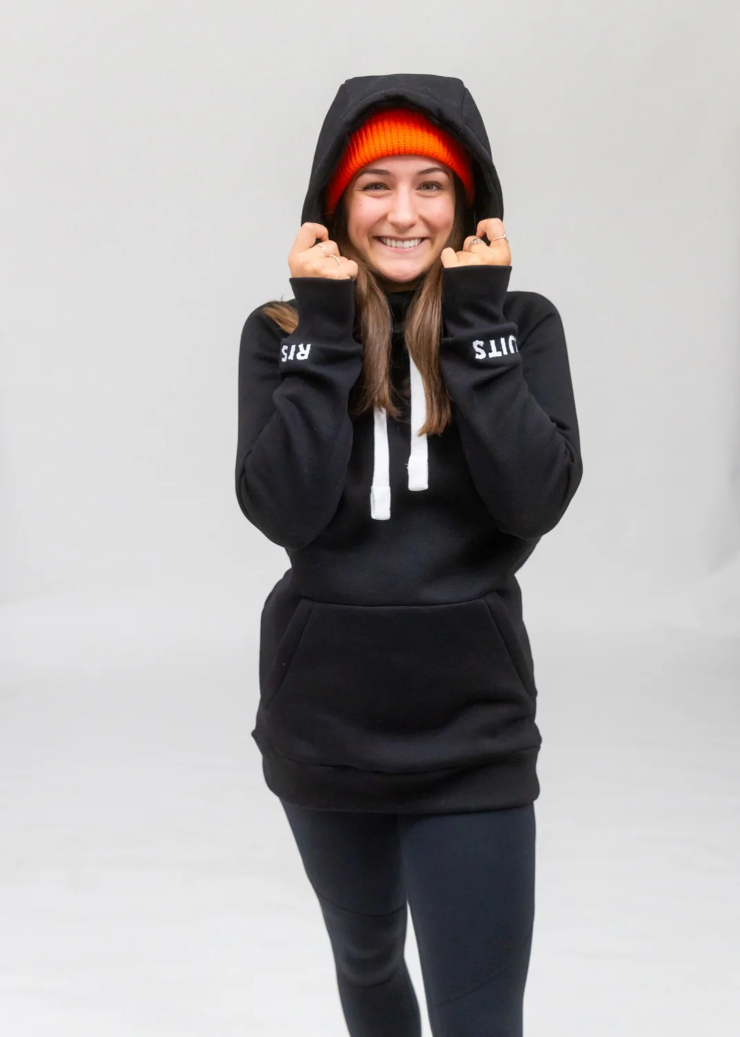 bro! waffle beanie (coral) - Image 4