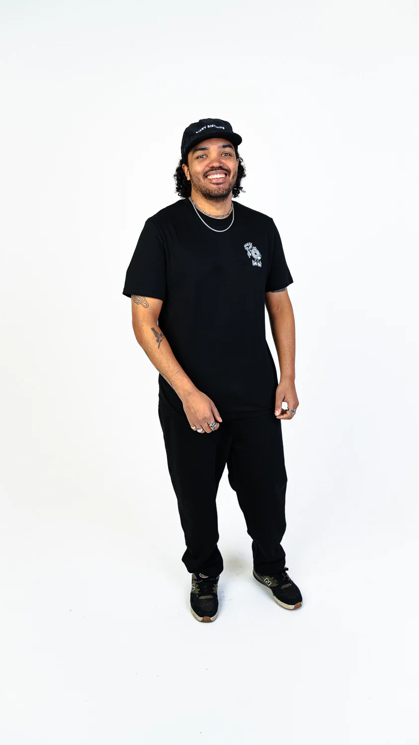 Risky Biscuits Cord Cap (Black) - Image 3