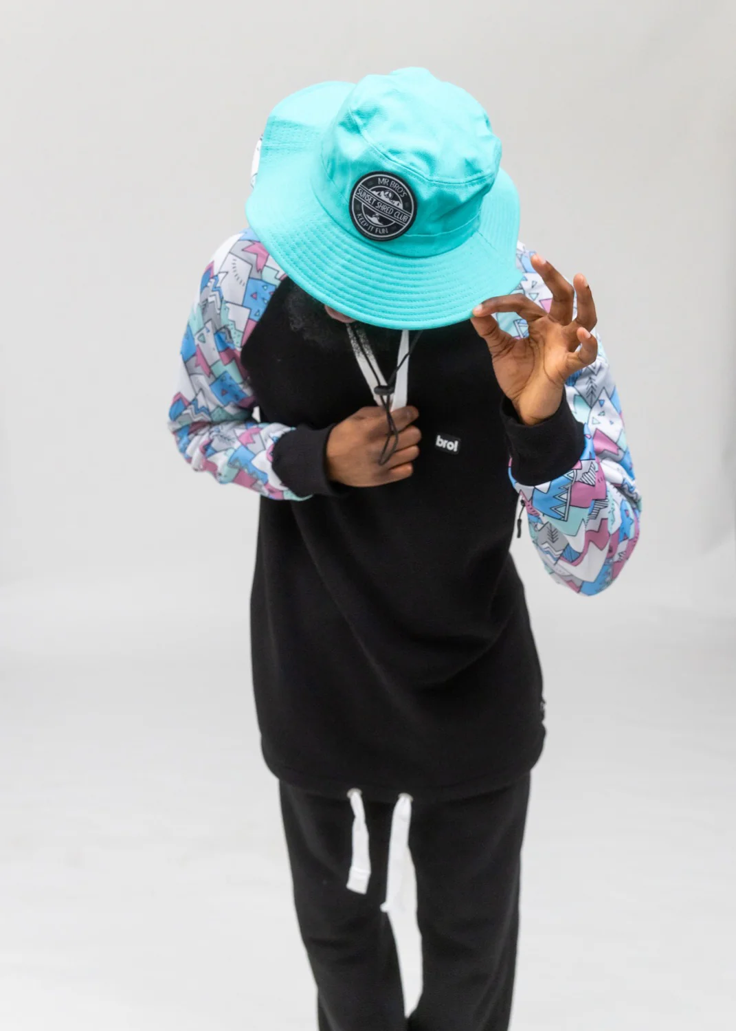 Sunset Shred Club Boonie (Aqua) - Image 4