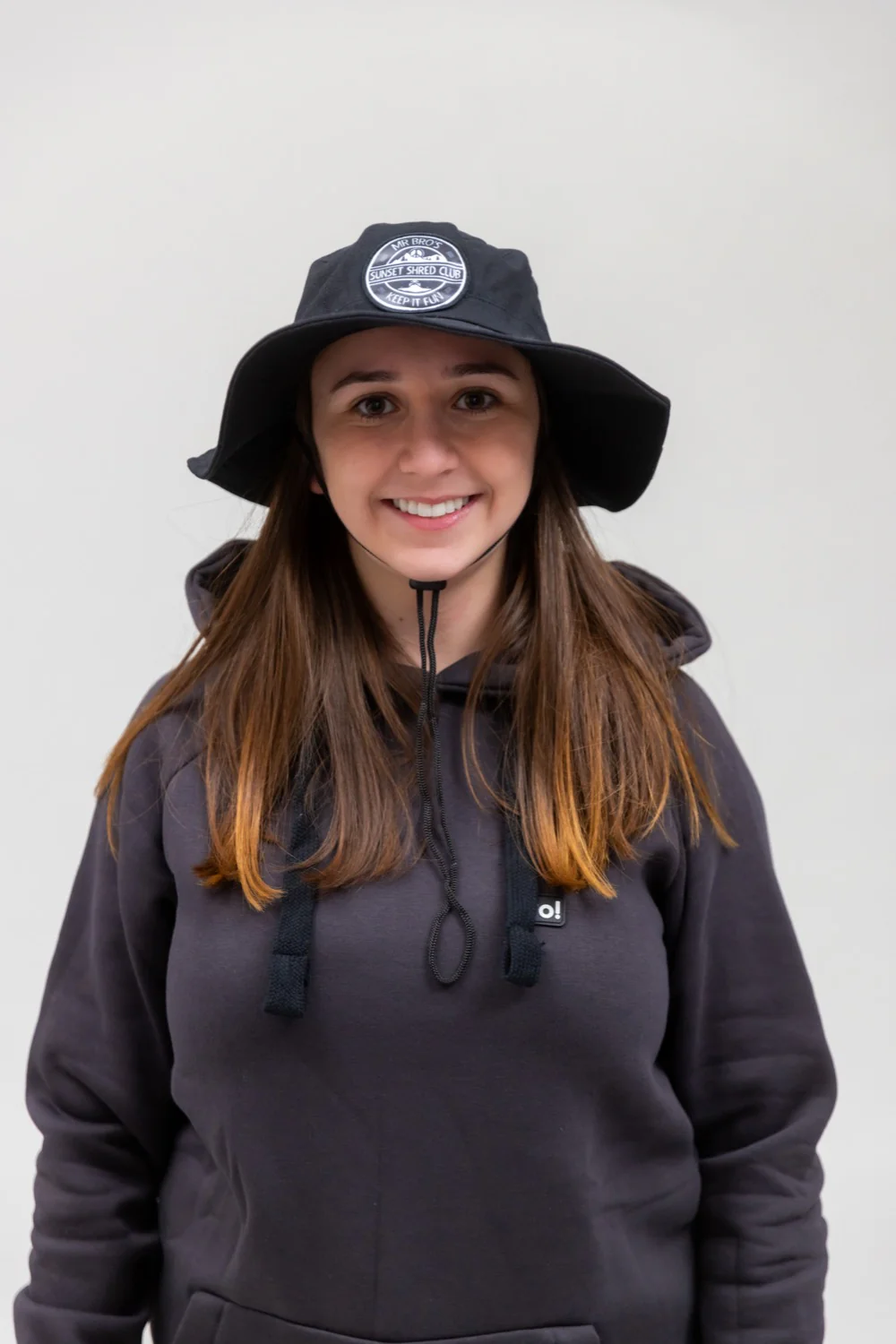 Sunset Shred Club Boonie (Black - Cotton Canvas) - Image 4