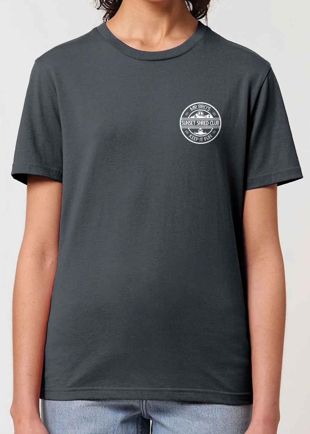 Sunset Shred Club Tee (Charcoal) - Image 6